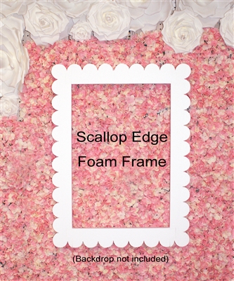 supply e-craft Frame Scallop Booth Large Foam / Jumbo Photo Picture Edge